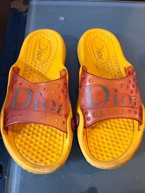Vintage Dior Slide Sandals sz 38